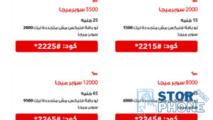 باقات الانترنت فودافون الجديدة 2025