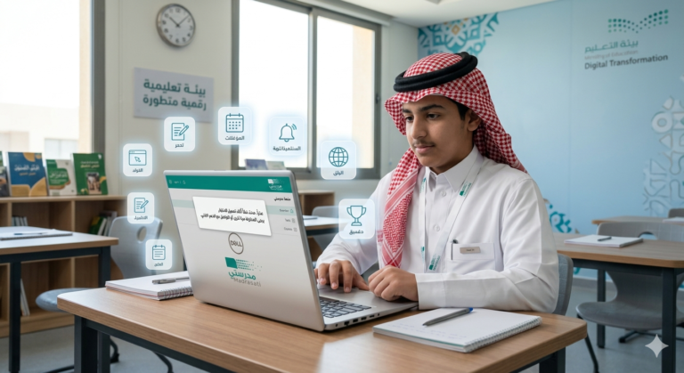 حل مشكلة عدم ظهور الاختبار في منصة مدرستي | خطوات الحل